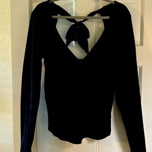 Free People seamless top with bow